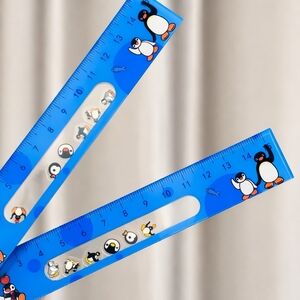 Pingu Pinga Ruler Blue Penguin Kids Ruler (1 Ruler)